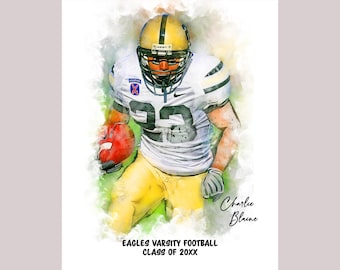 Football Senior Night, Senior Football Gifts, Personalized, Senior Football Player Gifts, End of Season, Football Coach, Any Sport