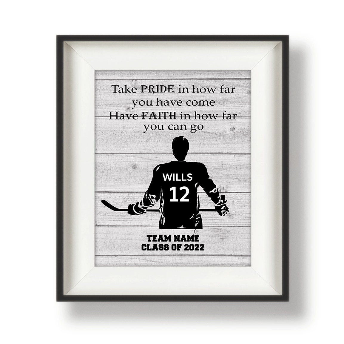 Senior Night Ice Hockey Gifts Girl Hockey Gifts Gift for Etsy