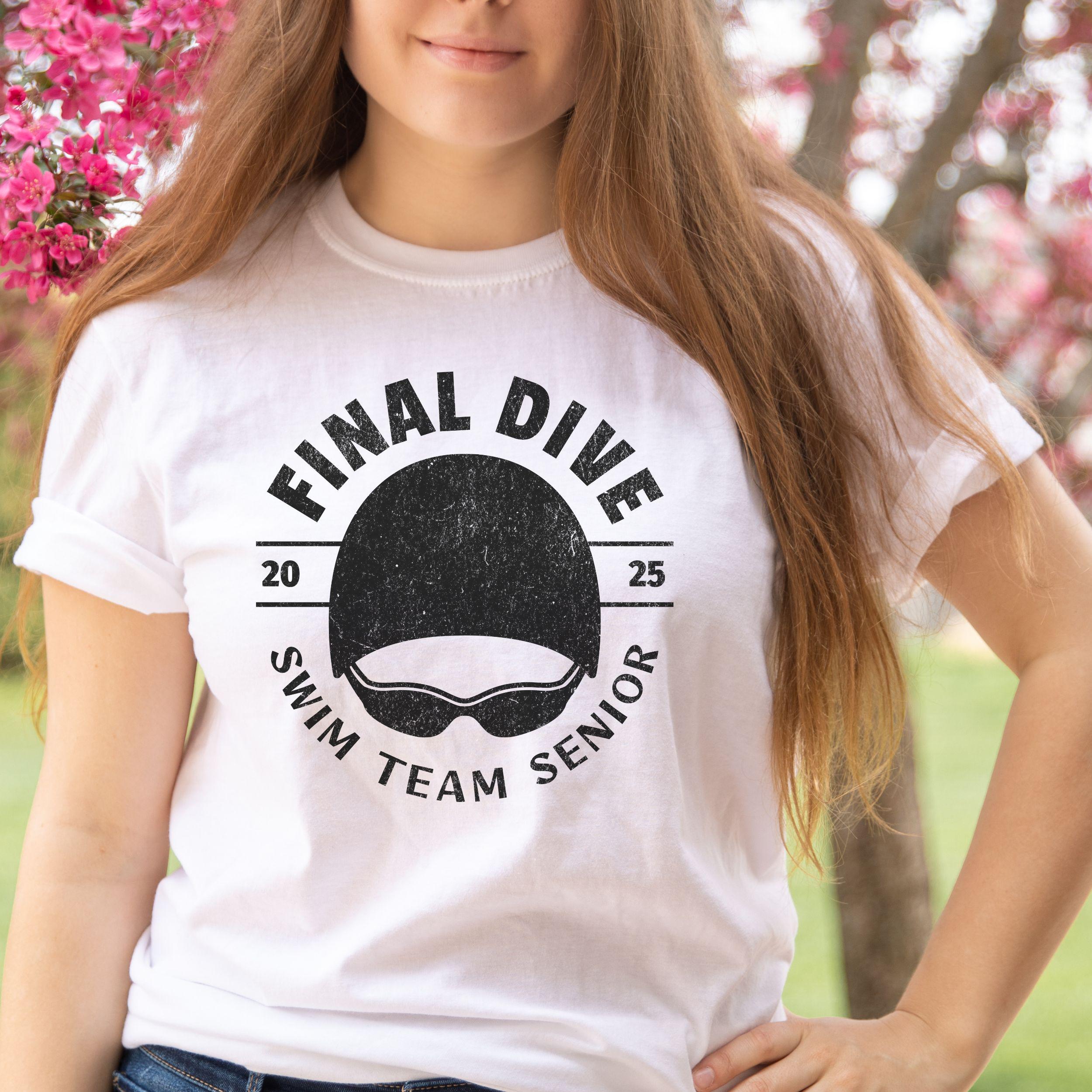 Dive Team, Swim Senior Gift, the Final Dive, Distressed, Class of