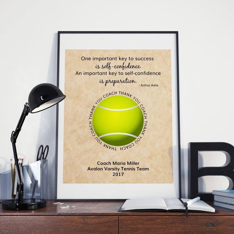 Tennis Coach Gifts Personalized Tennis Coach Gift Tennis Etsy