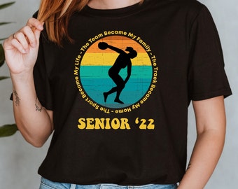 Girl Discus Thrower Shirt, Track Senior Gift 2024, Discus Shirt, Track and Field Shirt, Senior Night Gifts, Track Gifts, Track Thrower Shirt