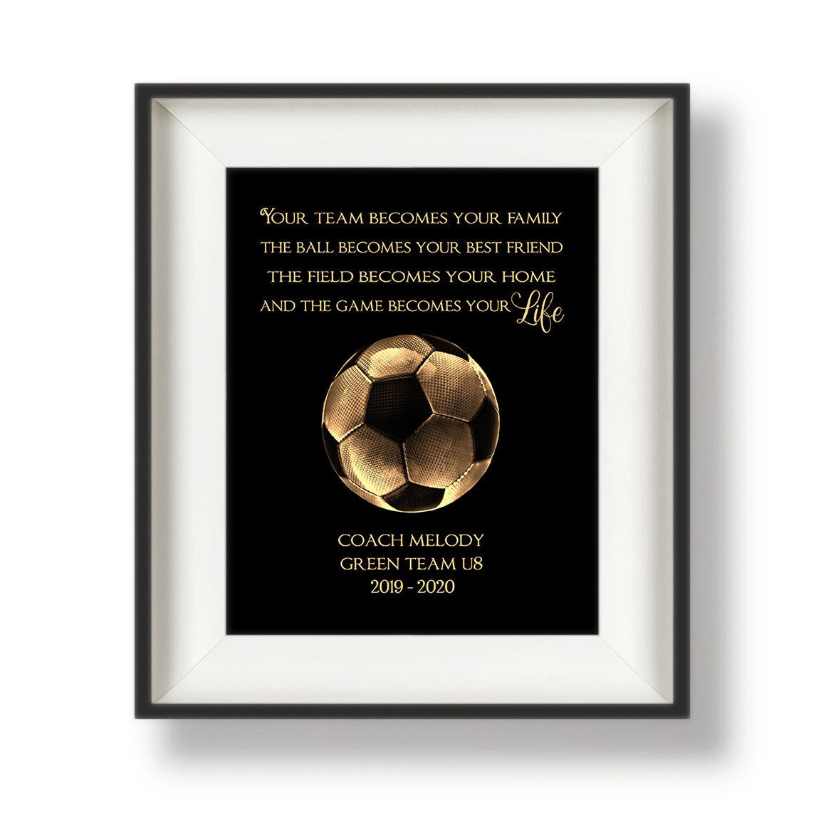 Soccer Coach Thank You Gift Gifts for Soccer Players - Etsy Finland