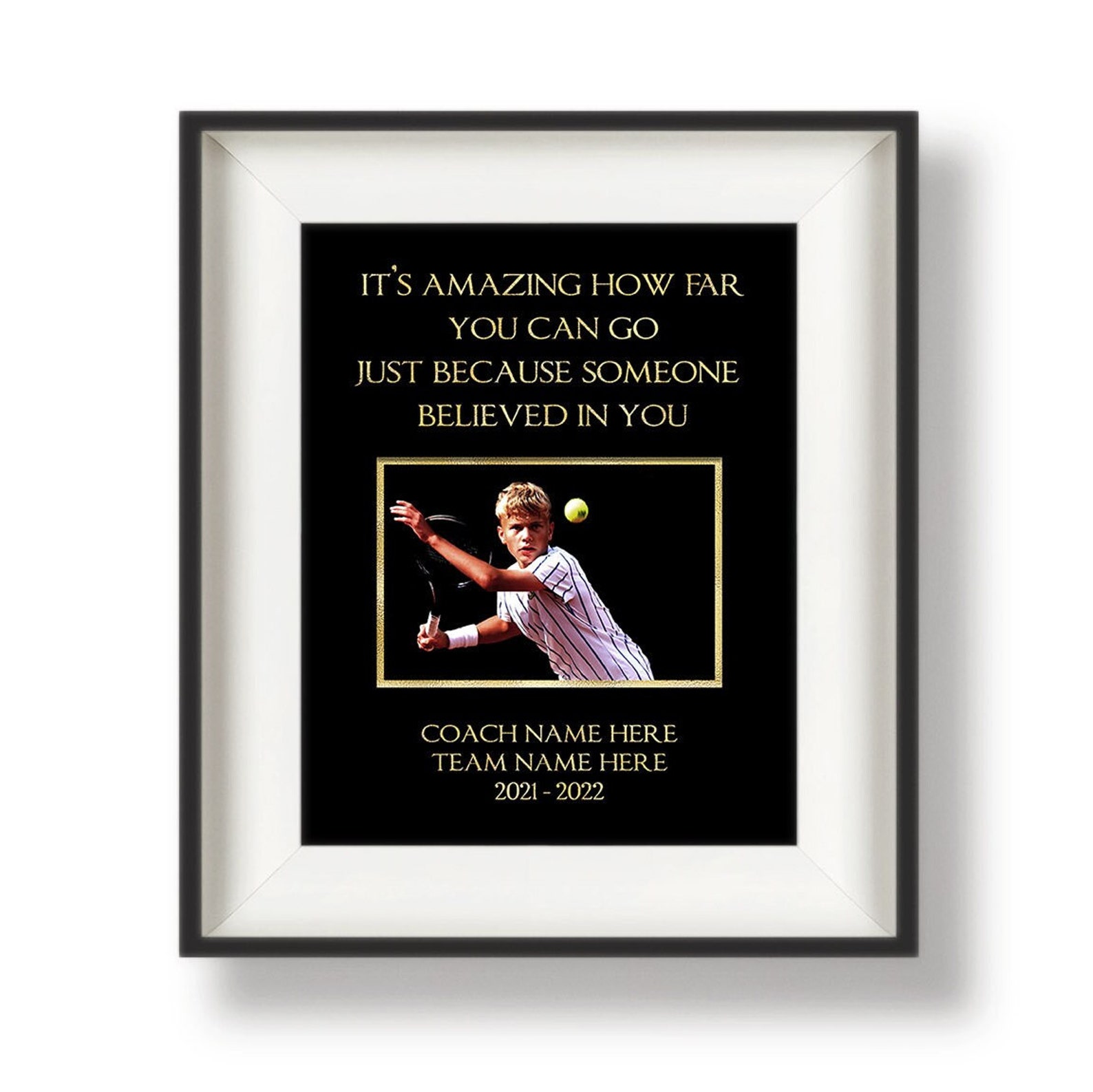 Tennis Coach Gifts Tennis Gifts Personalized Coach Thank Etsy