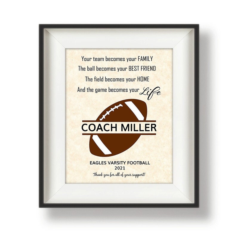 Gifts for Football Coaches Football Coaches Gifts Football Etsy
