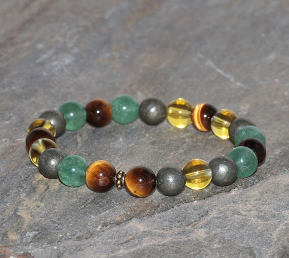 Citrien armband 18 cm | 8 mm kralen - Spiritual Garden
