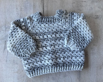 Hand Crocheted Jumper Age 1