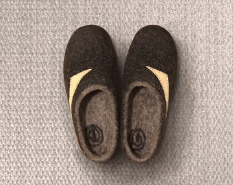 Felt Wool Slippers for Women & Men • Unisex Cozy Slippers