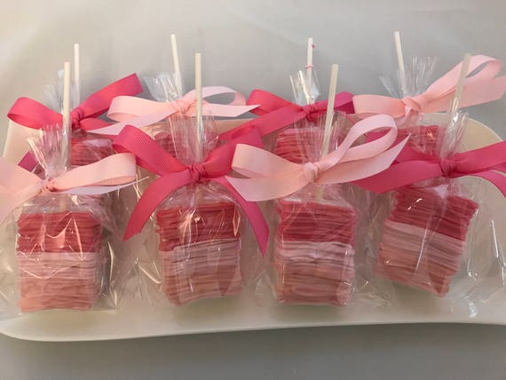 Pink Ombre Rice Krispie Treats Il_570xn