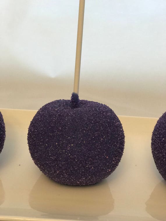 Purple Sprinkle Chocolate Covered Apples Il_570xn
