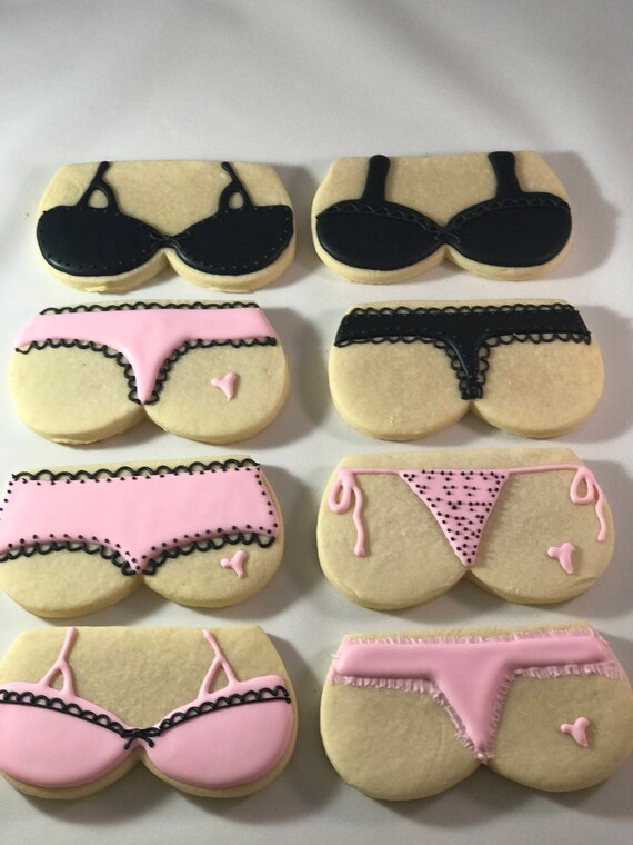 Bachelorette Party Bra and Panties Cookies Il_570xn