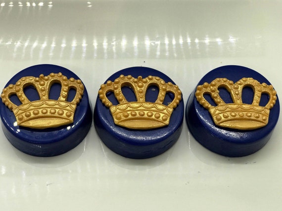 Royal Blue and Gold Prince Chocolate Covered Oreos | Royalty King Theme Il_570xn