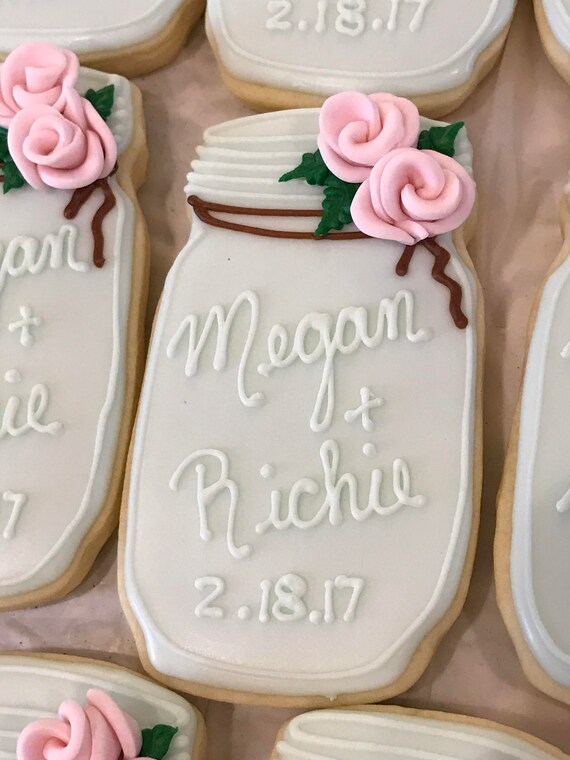 Mason Jar Cookies | Wedding Cookies Il_570xn