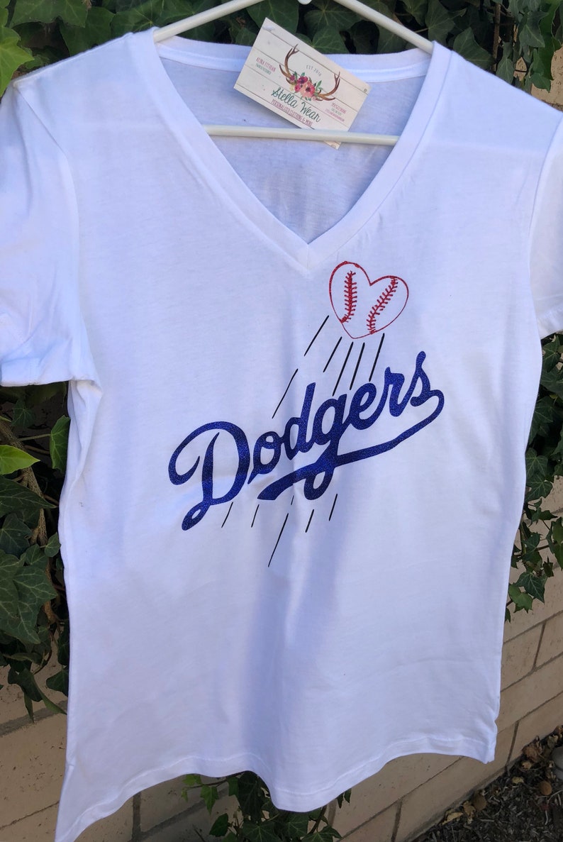 los angeles dodgers womens shirts