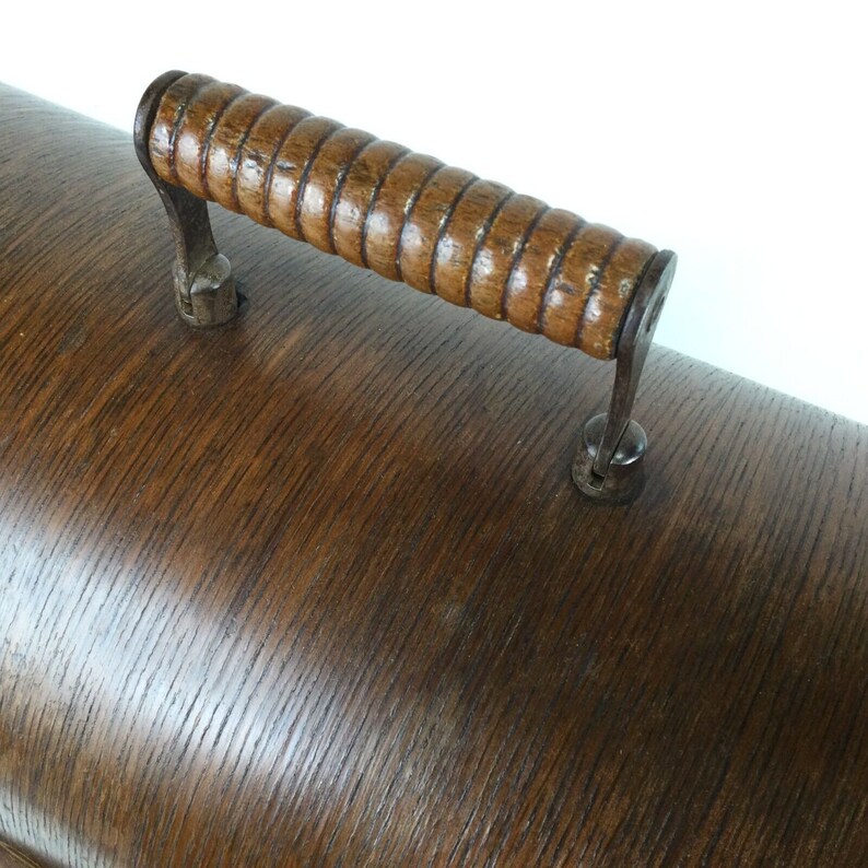 Vintage Singer Sewing Machine Bentwood Carry Case Lid & Key Etsy Canada