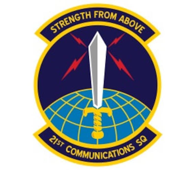US Air Force 21st Communications Squadron Patch Vector Files Etsy UK