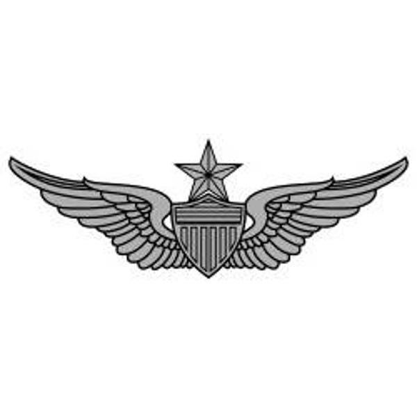 US Army Senior Aviator Badge Vector Files, dxf eps svg ai crv