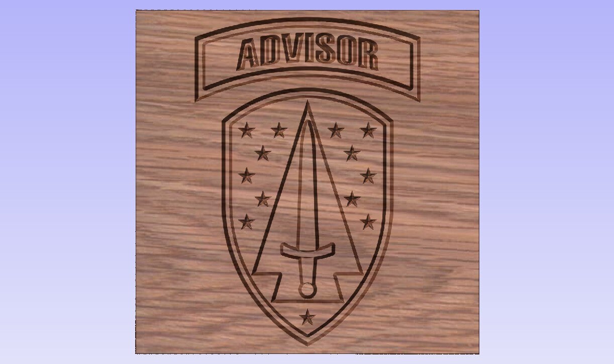 US Army Security Force Assistance Brigade Patch Vector Files, Dxf Eps ...
