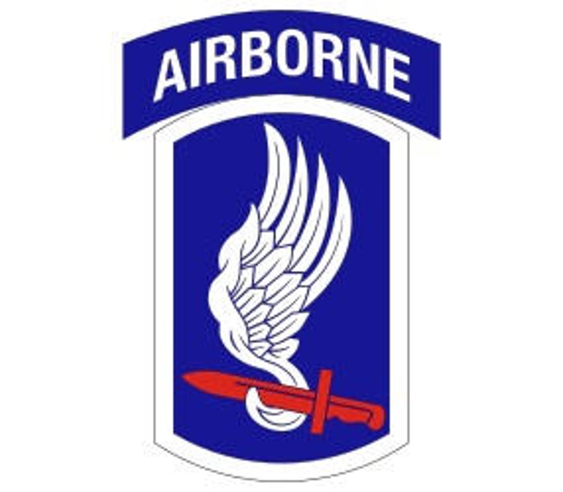 Us Army 173rd Airborne Brigade Patch Vector Files Dxf Eps Svg Etsy