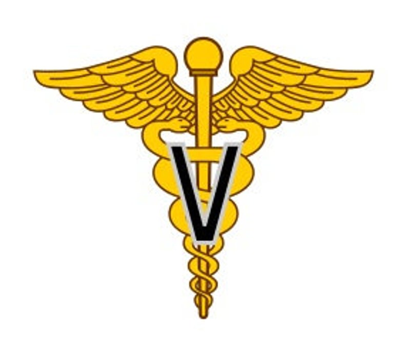 US Army Veterinary Corps Branch Insignia Vector Files Dxf Eps Etsy