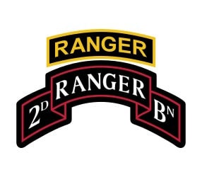 US Army 2nd Ranger Battalion Patch With Ranger Tab Vector Files