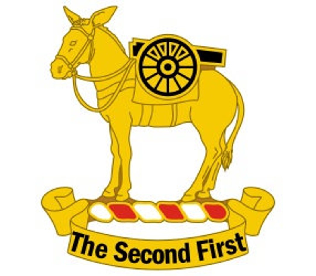 US Army 2nd Field Artillery Regiment Unit Crest Vector Files, Dxf Eps ...