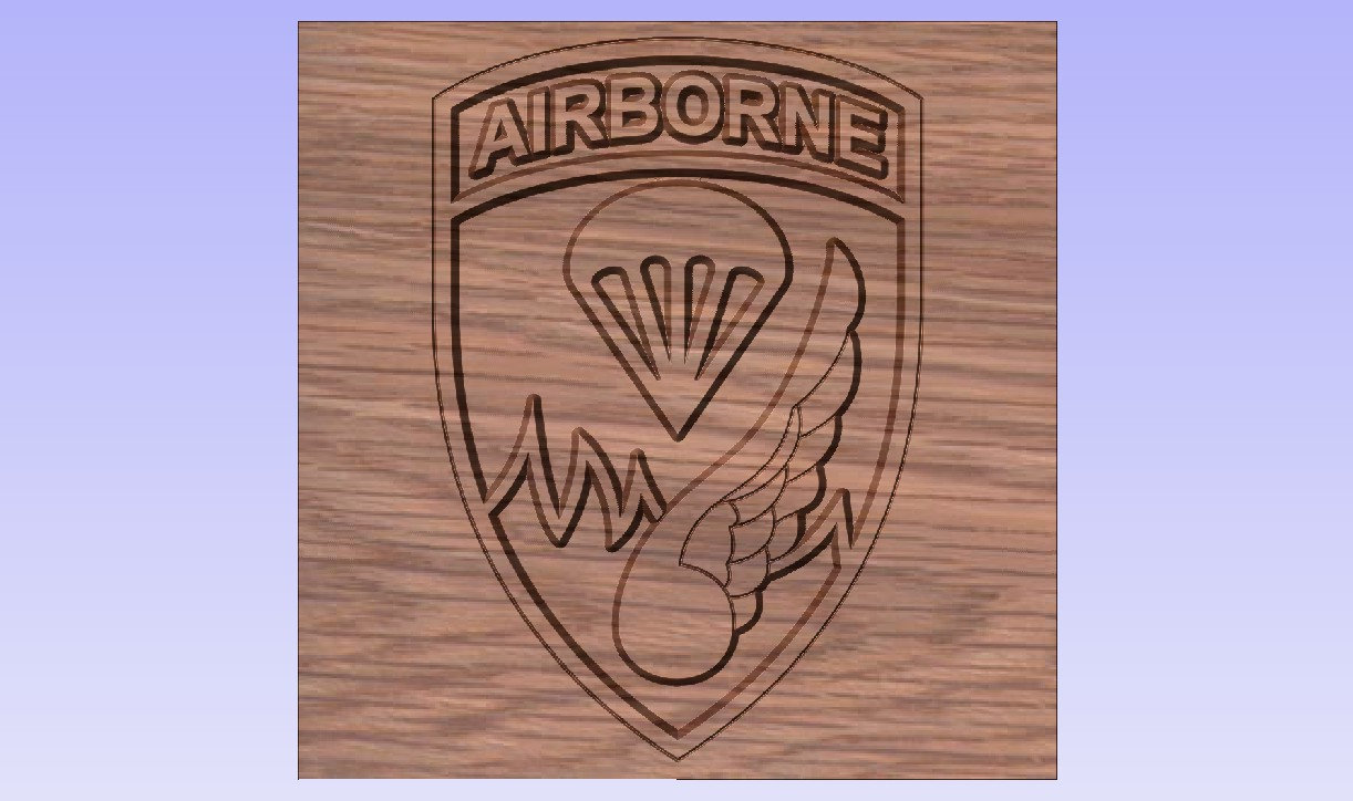 US Army 187th Airborne Regimental Combat Team Patch Vector Files, Dxf ...