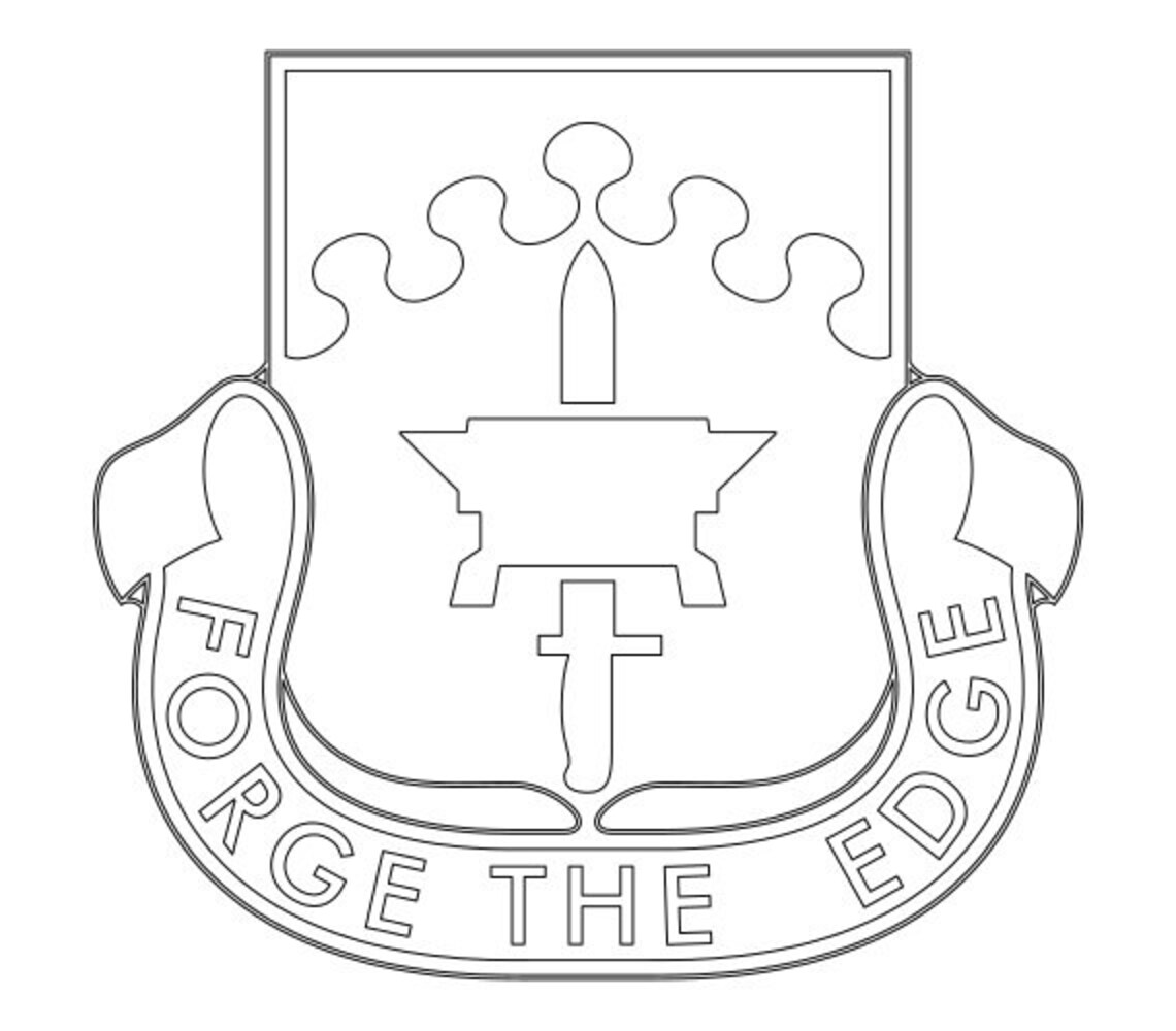 US Army 615th Aviation Support Battalion Unit Crest Vector Files, Dxf ...