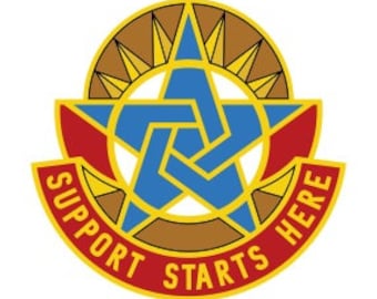 US Army Combined Arms Support Command Unit Crest Vector Files, dxf eps svg ai crv