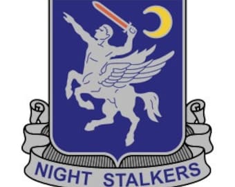 US Army 160th Special Operations Aviation Regiment Unit Crest Vector Files, dxf eps svg ai crv