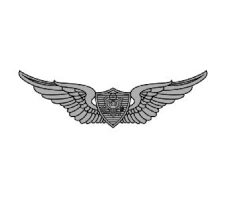 US Army Basic Aviation Badge VektorDateien dxf eps svg ai Etsy.de