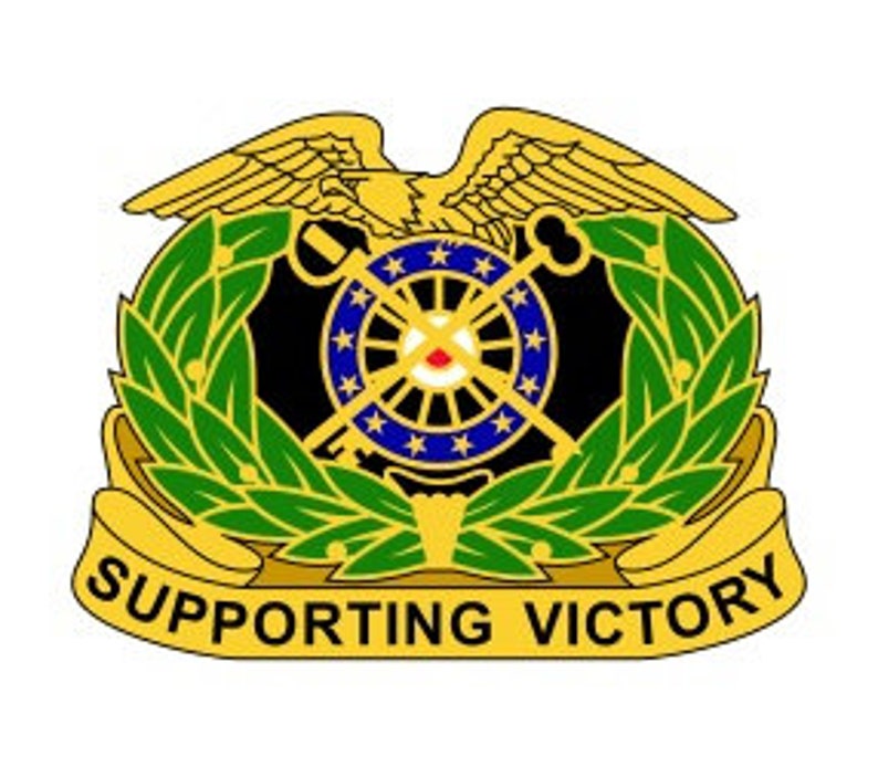 US Army Quartermaster Regimental Crest Vector Files Dxf Eps Etsy
