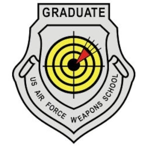 US Air Force Weapons School Graduate Patch Vector Files, dxf eps svg ai crv