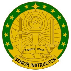 US Army Senior Instructor Identification Badge Vector Files, dxf eps svg ai crv