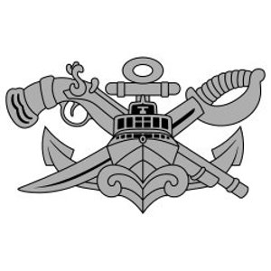 US Navy Senior Special Warfare Combatant-Craft Crewman Badge Vector Files, dxf eps svg ai crv