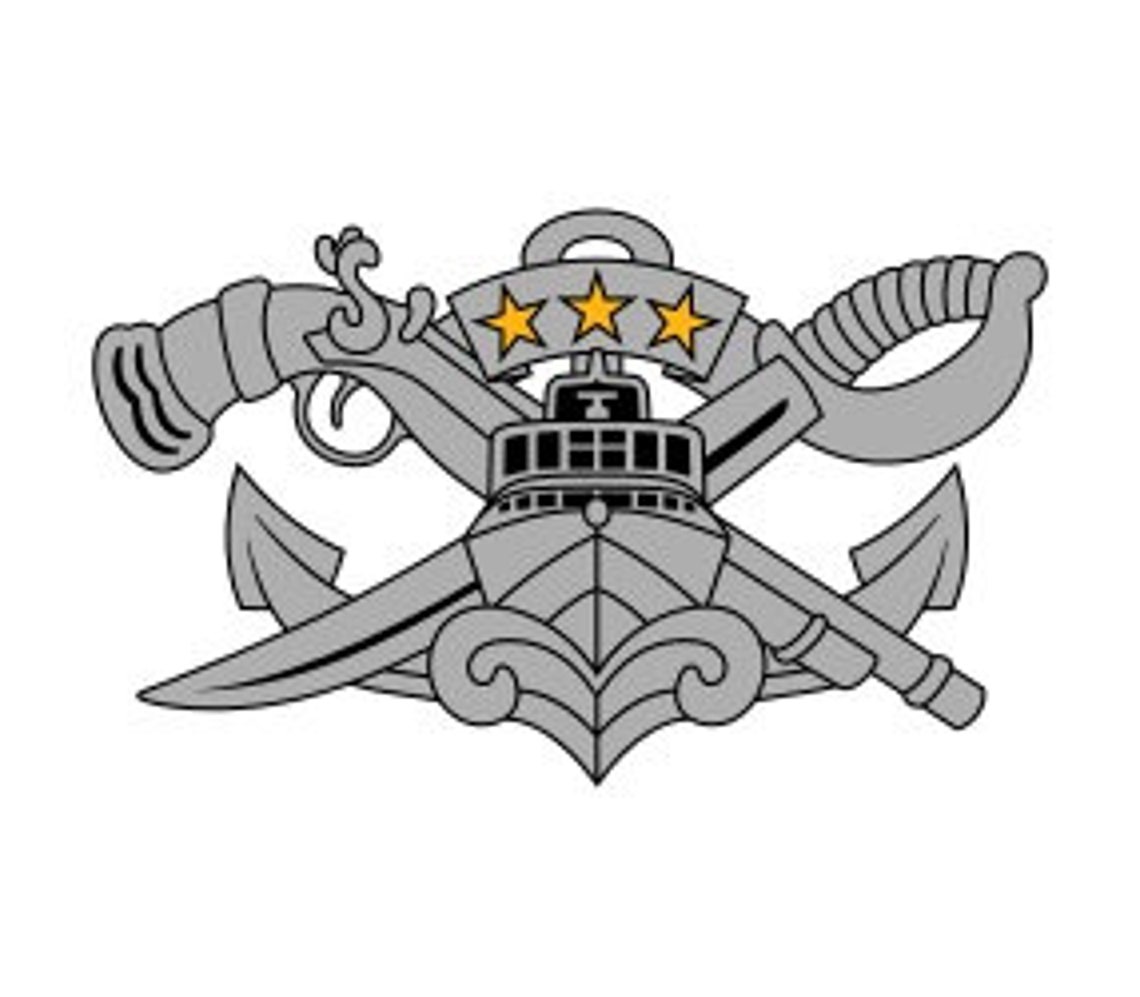 US Navy Master Special Warfare Combatant-craft Crewman Badge Vector ...