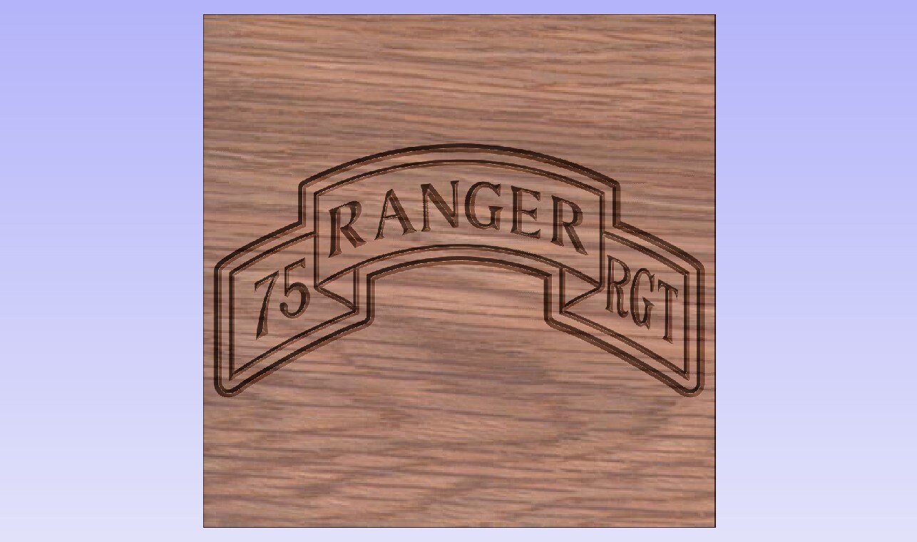 US Army 75th Ranger Regiment Patch Vector Files, Dxf Eps Svg Ai Crv - Etsy