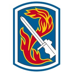 US Army 198th Infantry Brigade Patch Vector Files, dxf eps svg ai crv