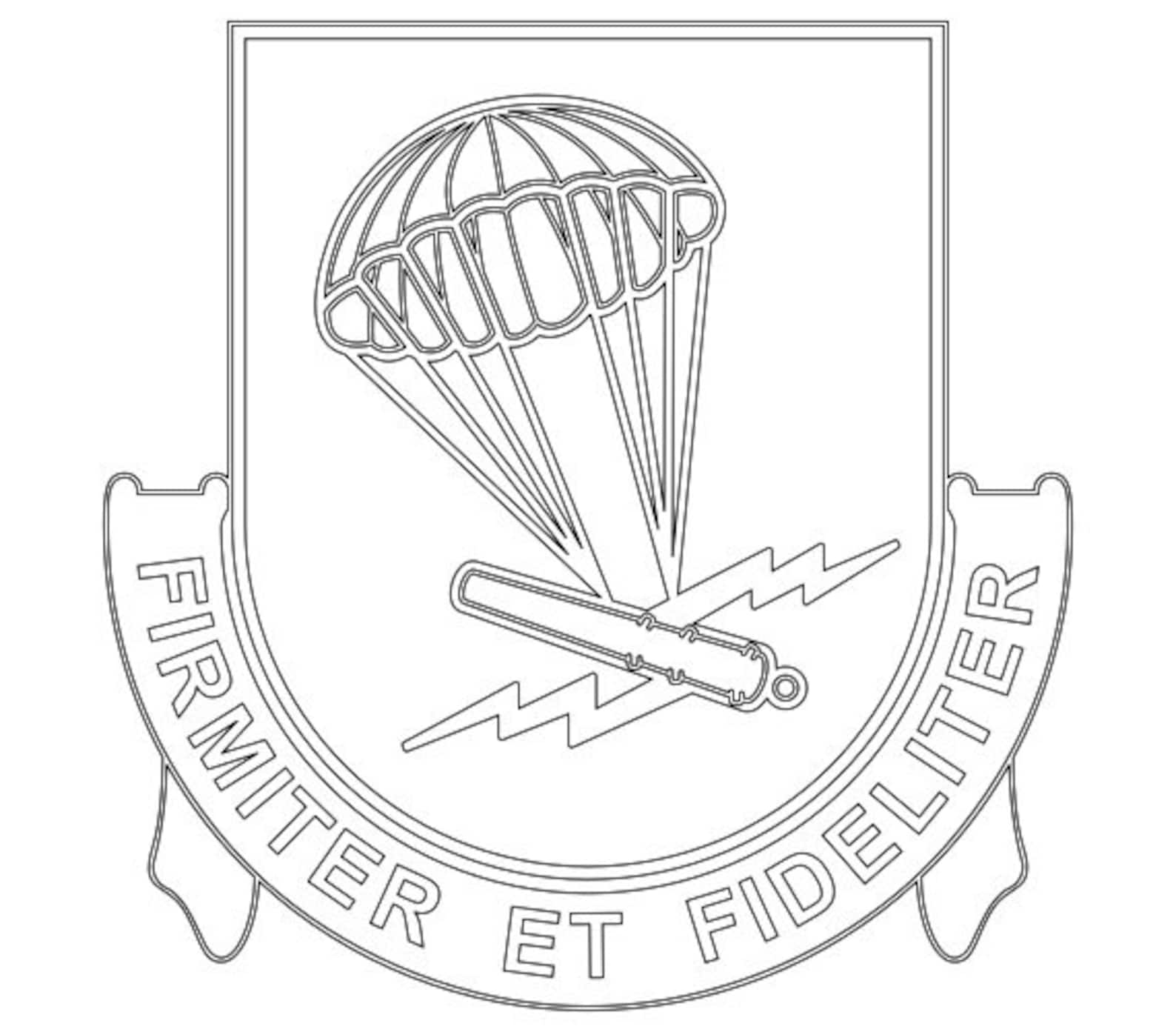 US Army 377th Field Artillery Regiment Unit Crest Vector Etsy