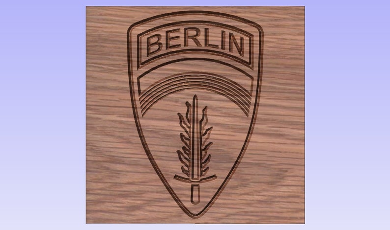 US Army Berlin Brigade Patch Vector Files Dxf Eps Svg Ai Crv Etsy