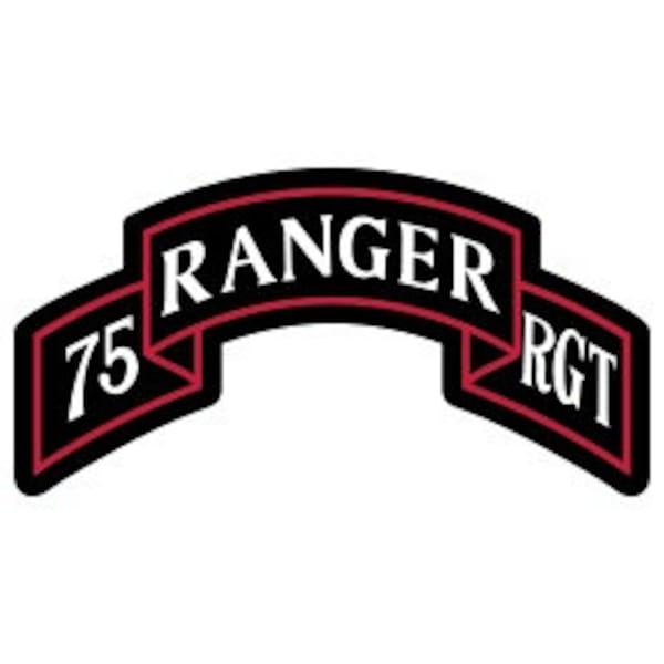 US Army 75th Ranger Regiment Patch Vector Files, dxf eps svg ai crv