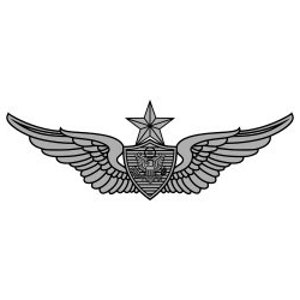 US Army Senior Aviation Badge Vector Files, dxf eps svg ai crv