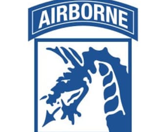 18th Airborne Corps Iraq Veteran 10" Sticker Veteran Approved