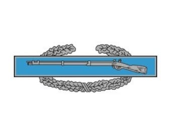 US Army Combat Infantryman Badge Vector Files, dxf eps svg ai crv
