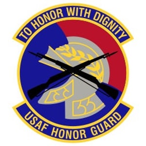 US Air Force Honor Guard Patch Vector Files, dxf eps svg ai crv image 1