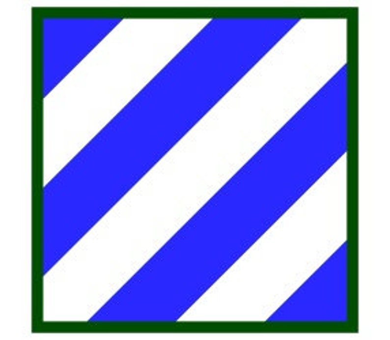 US Army 3rd Infantry Division Patch Vector Files Dxf Eps Svg - Etsy