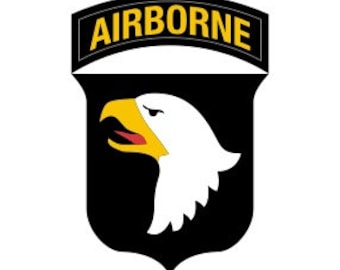 US Army 101st Airborne Division Patch Vector Files, dxf eps svg ai crv