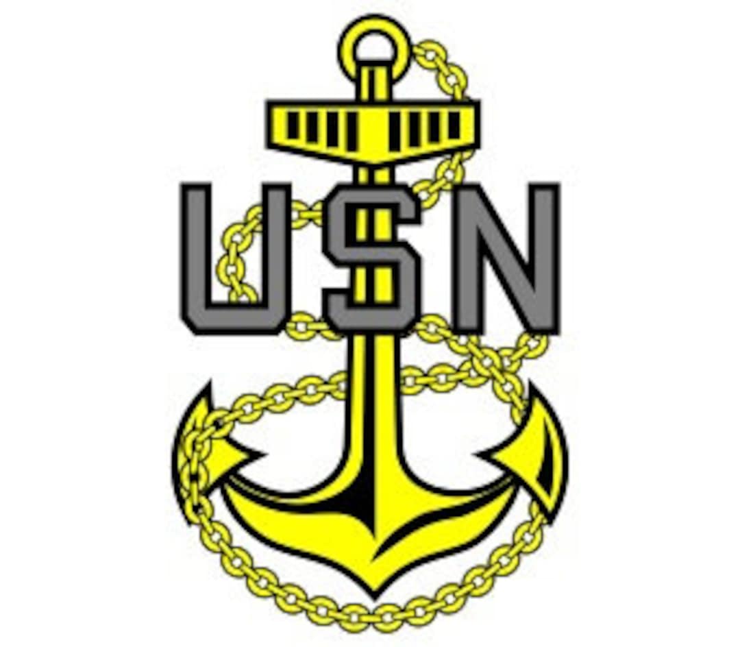 US Navy Chief Petty Officer Rank Insignia Vector Files, Dxf Eps Svg Ai