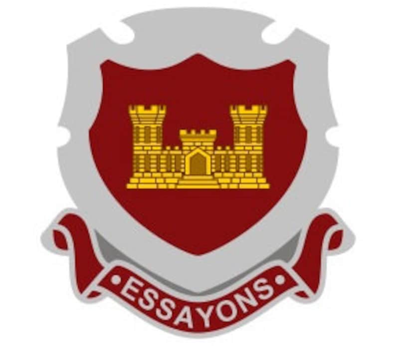 US Army Engineer Corps Regimental Crest Vector Files Dxf Eps Etsy