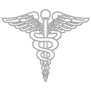 US Army Medical Corps Branch Insignia Vector Files, dxf eps svg ai crv image 2