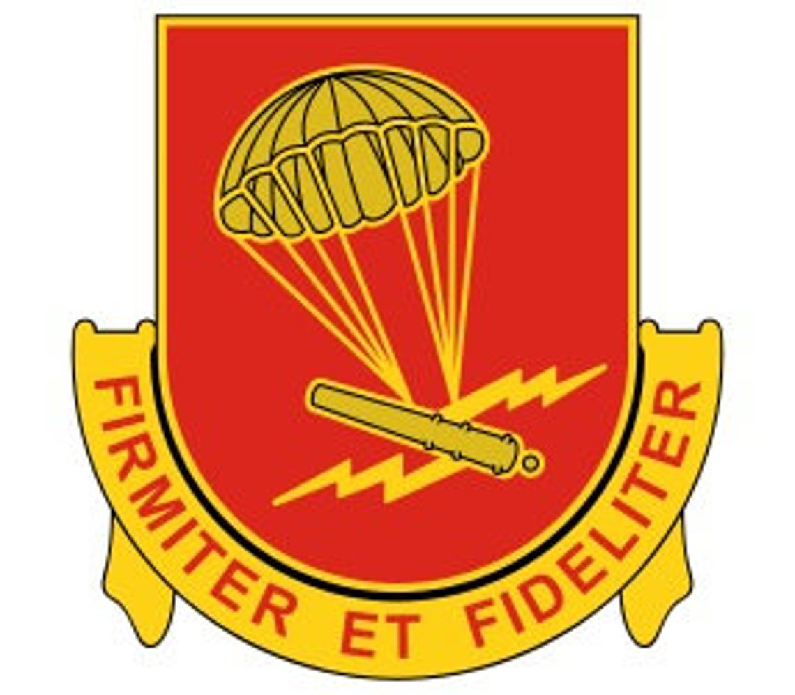 US Army 377th Field Artillery Regiment Unit Crest Vector Etsy